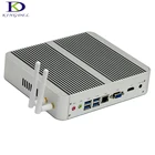 Новейший безвентиляторный мини ПК NUC Intel i5 7200Ui3 7100U HTPC HDMI VGA Max 16G RAM Windows10 TV box 4K HD дисплей HTPC 300M wifi