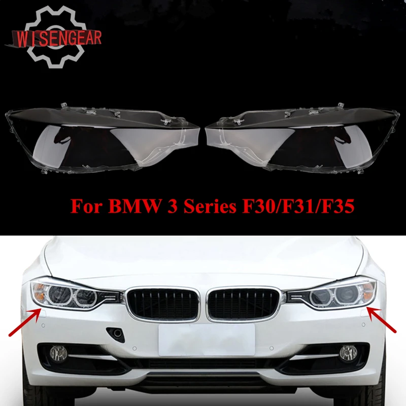 Для BMW F30 F31 F35 расклешенные фар стекло фары крышка 3 серии 328i 320i 320iX 328d 328dX 328iX
