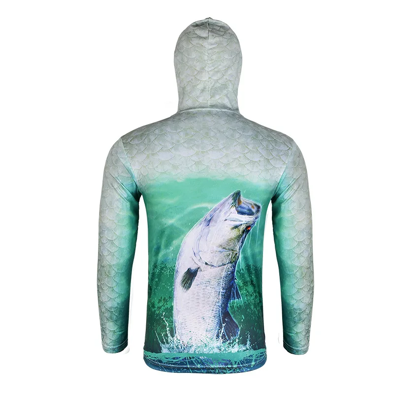 Одежда для рыбалки MNILOID с длинным рукавом шапкой M L XL XXL XXXL футболки дышащая