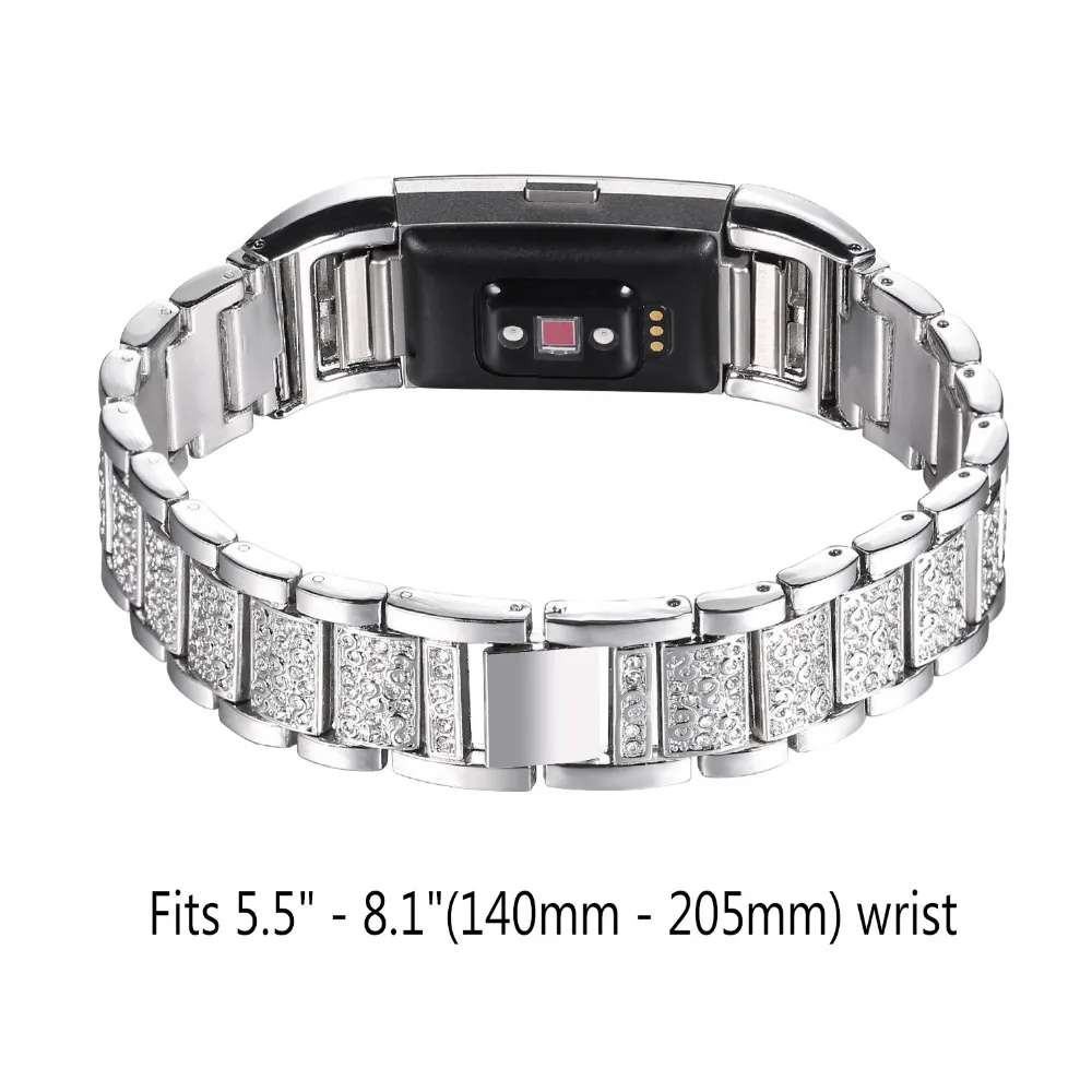 Fitbit Charge 2 Replacement Bands with Rhinestone High Quality Zinc Alloy Adjustable Bracelet FBC2783 | Наручные часы