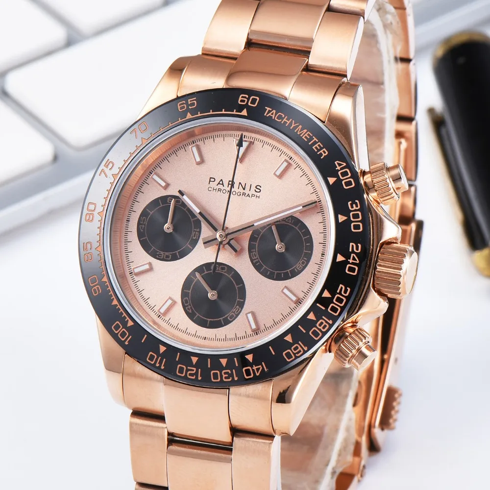 Мужские кварцевые часы с ремешком из нержавеющей стали циферблатом 39