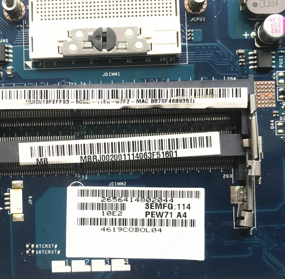 Высокого качества для ПК ACER 5742 г Материнская плата ноутбука GT520M/1 ГБ GPU HM55 DDR3 MBRJ002001 PEW71 LA-5894P MB тестирование Быстрая