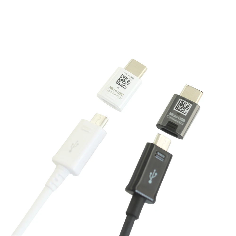 USB 3,1 TYPE-C и Micro USB кабель конвертера USB-C круглый кабель для зарядки и передачи данных адаптер для Samsung Galaxy S8 S9 Plus Note 8 9 a3 a5