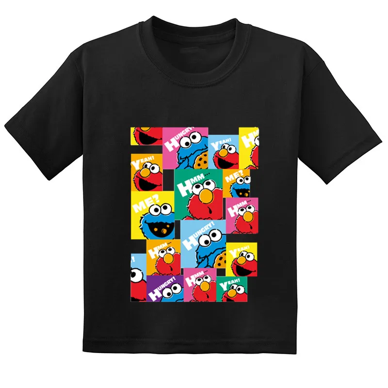 Летняя хлопковая футболка для маленьких девочек Забавная детская с рисунком