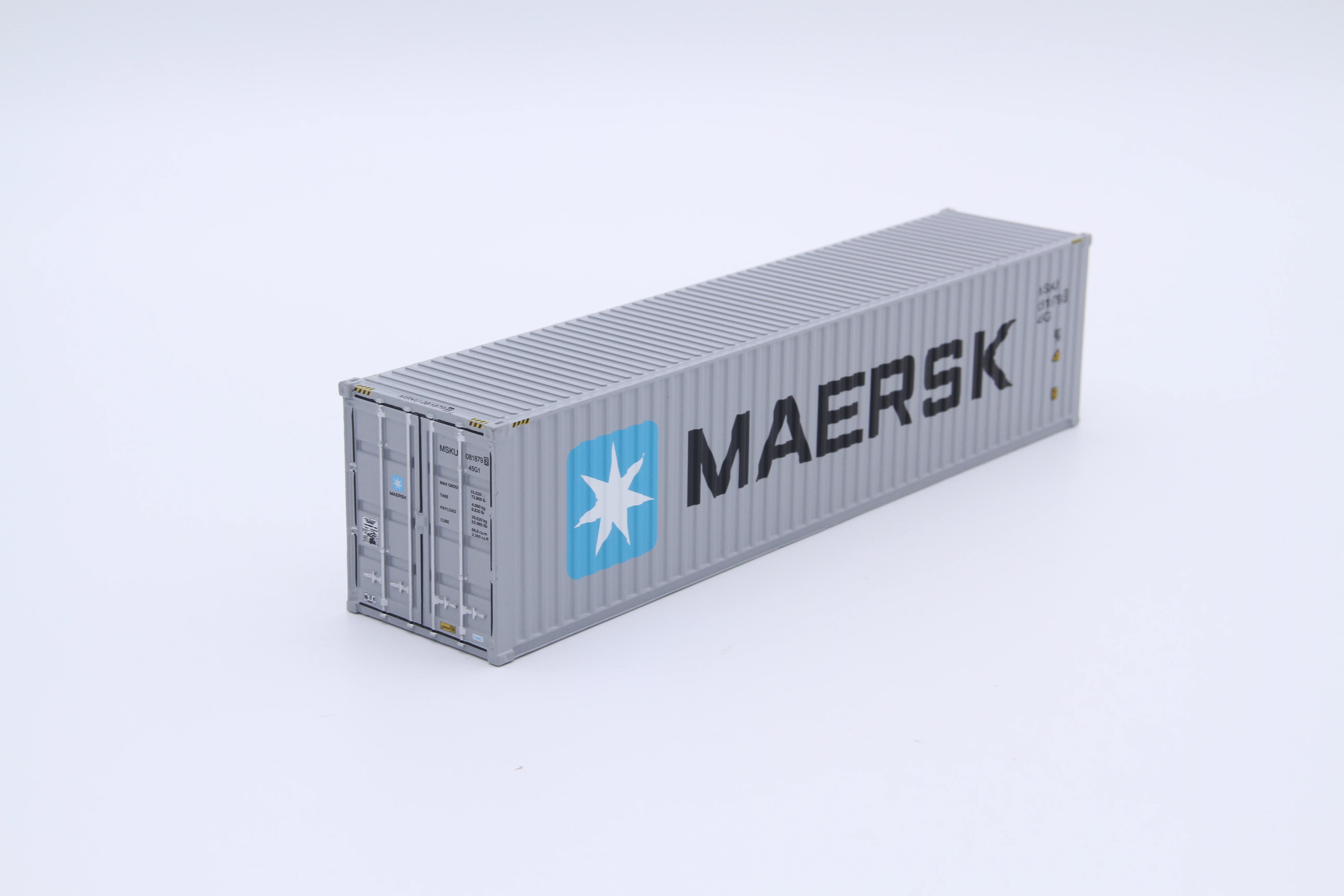 Коллекционная литая Игрушечная модель подарок 1:50 весы MAERSK 40-футового грузовой контейнер модель для делового подарка, Дисплей украшения