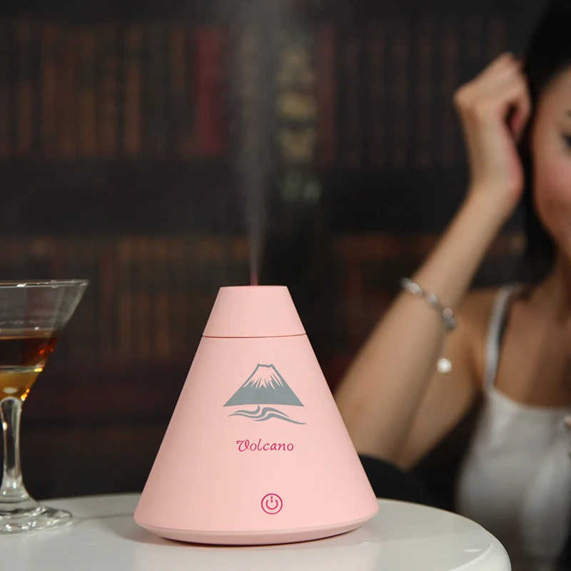 Aroma Essential Oil Diffuser USB Ultrasonic Volcano Humidifier with LED Light for Office Home Air Freshener | Автомобили и