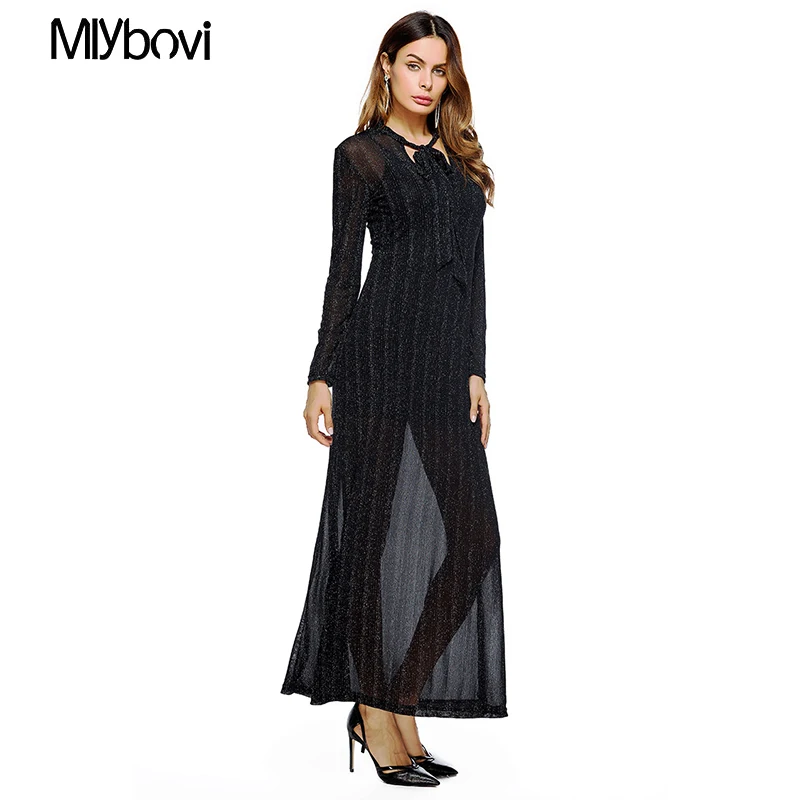 Women Red Winter Dress Solid Elegant Female Bow Office Lady Party Dresses Evening Vestidos 2018 Autumn | Женская одежда