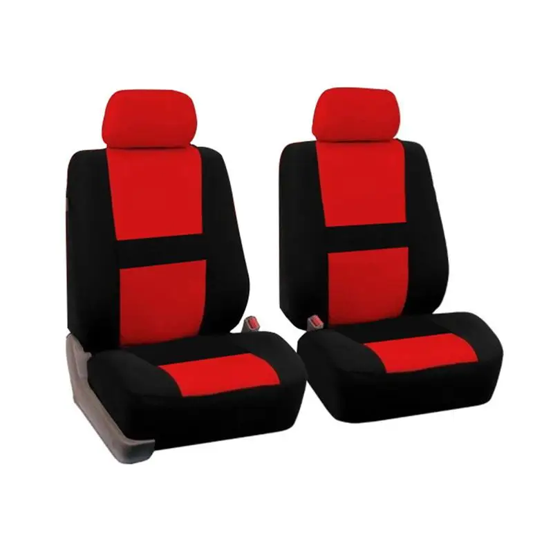 2Pcs Full Set Universal Fit Auto Car Seat Covers Light Breathable Interior Split Bench Cover Seats авто чехлы на сиденья
