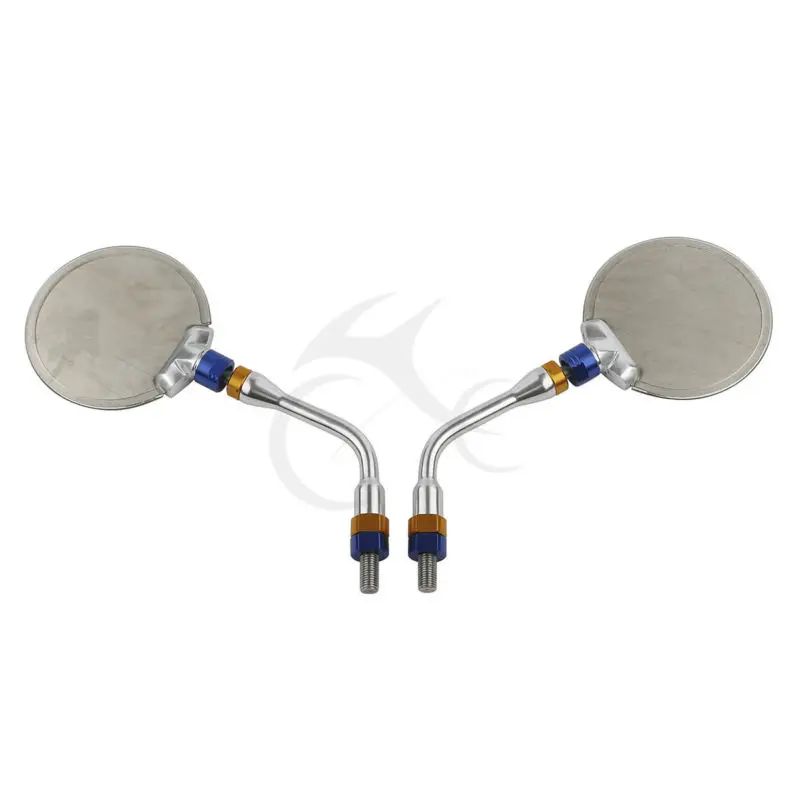 Круглые зеркала заднего вида 10 мм для круизеров мотоциклов Suzuki Kawasaki Honda 250CC |