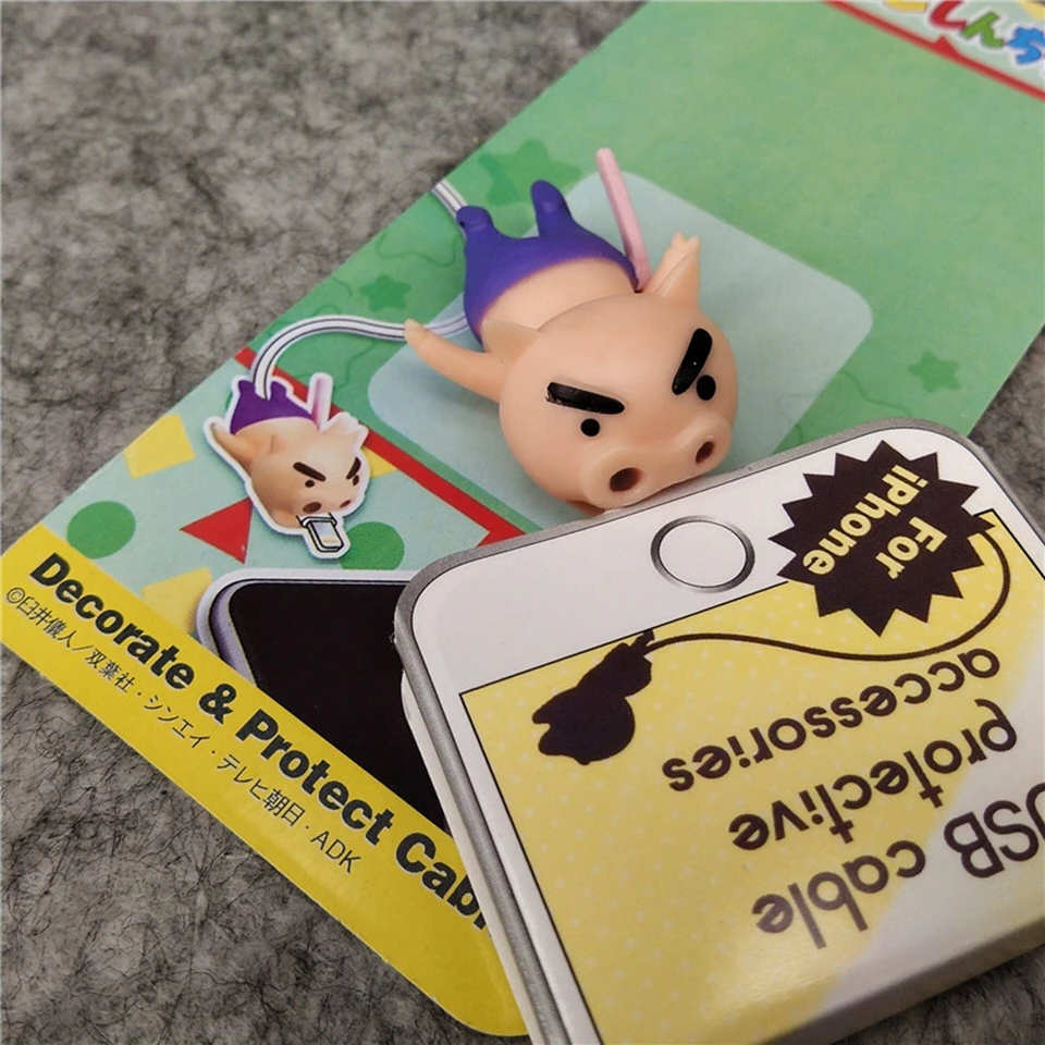 Кабель Bite аниме мультфильм защита для IPhone игрушка фигурка кабель Bite животное Dragon Ball аксессуар кабель держатель телефона iPad линия передачи данных