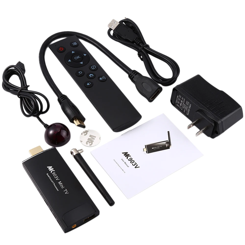 Новый MK903V RK3288 4 ядра Cortex A17 Android смартфон Mini PC ТВ Stick Ultra HD К HDMI WiFi H.264 H.265 BDMV ISO
