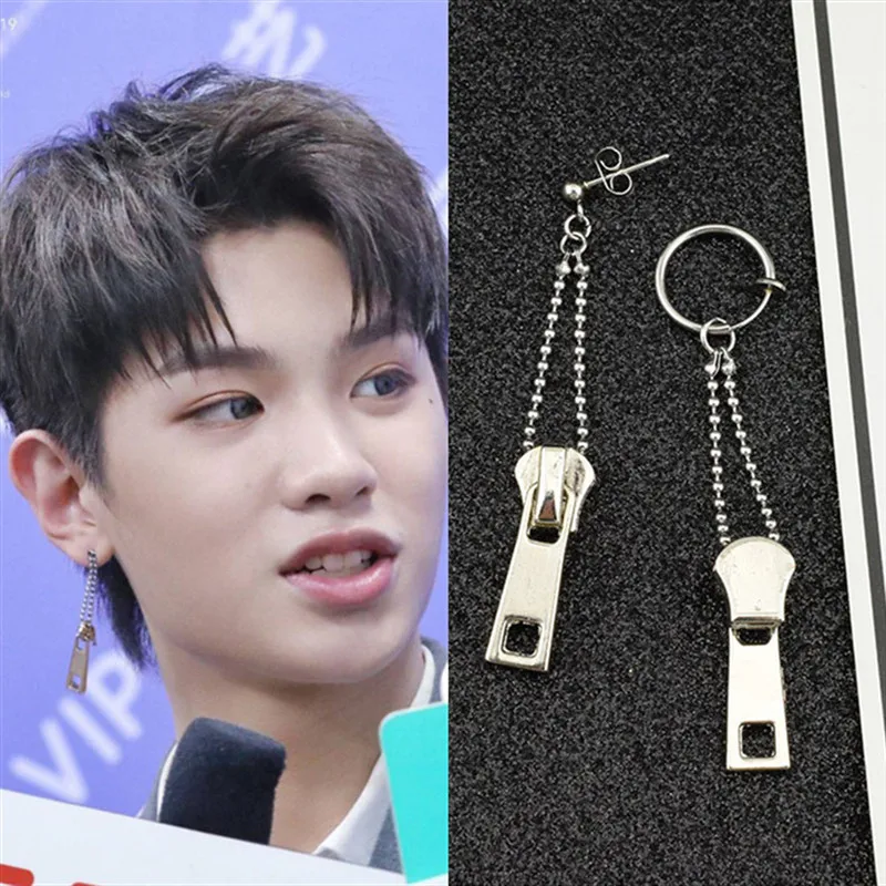 Новинка 2019 популярные корейские серьги гвоздики в стиле хип хоп kpop модные