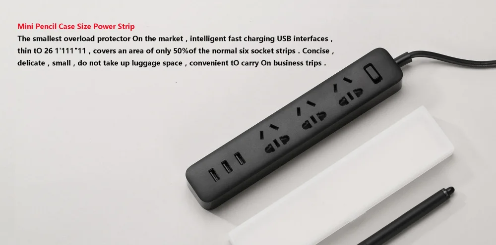 Xiaomi Мощность полосы быстрой зарядки 2500 Вт 10A 250V 3/5/6 Порты и разъёмы с USB гнезда штепсельной вилки Смарт перегрузки Мощность полосы для Xiaomi Smart D5