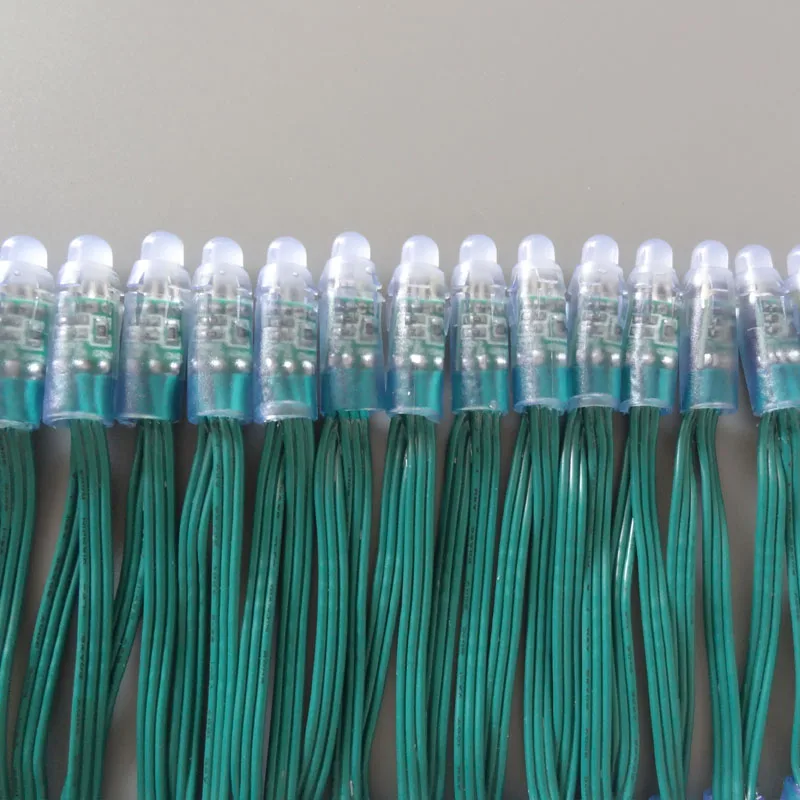 5 в постоянного тока 12 мм сквозное отверстие WS2811 Светодиодный Интеллектуальный