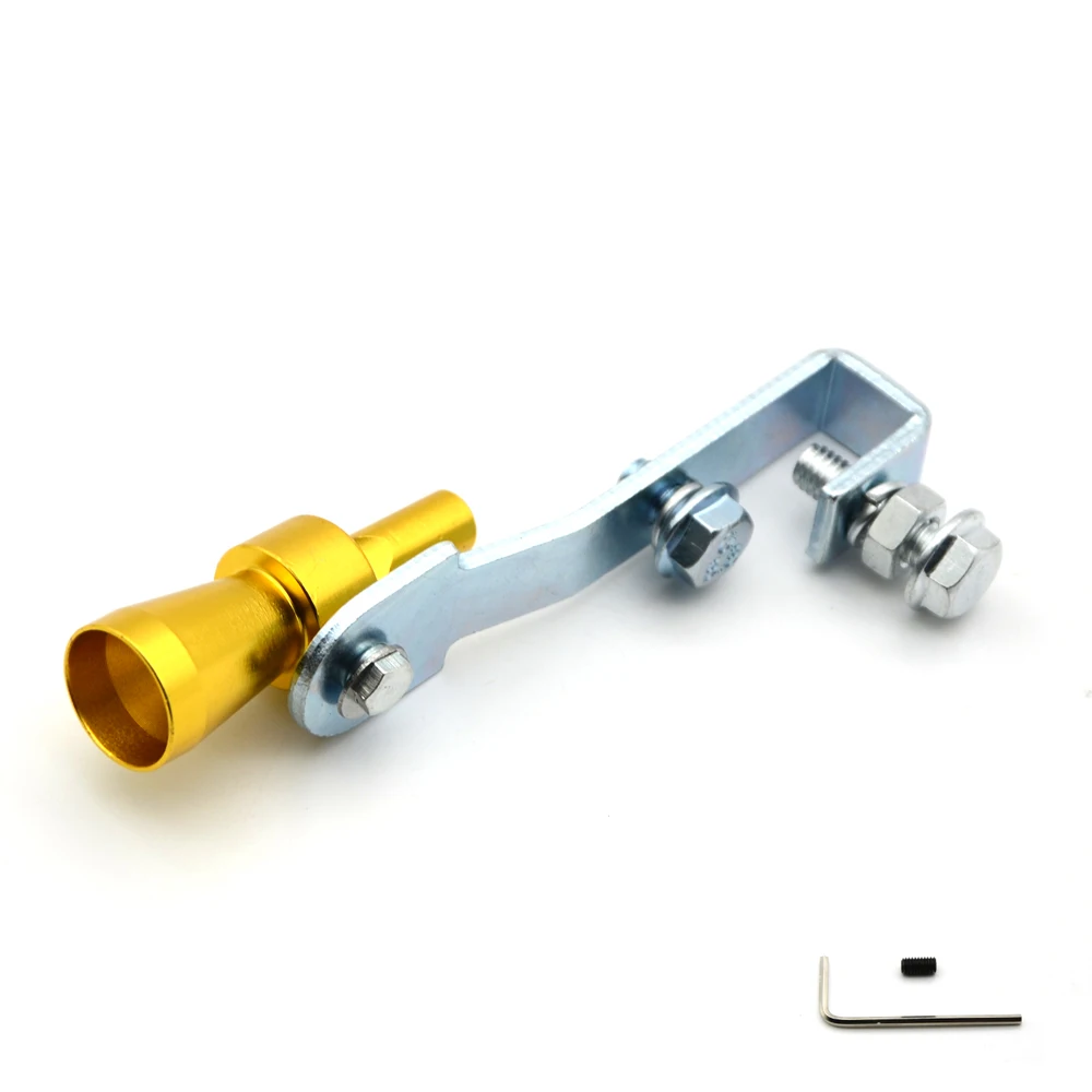 Универсальный автомобильный турбо звук глушитель выхлопная труба Стайлинг 5