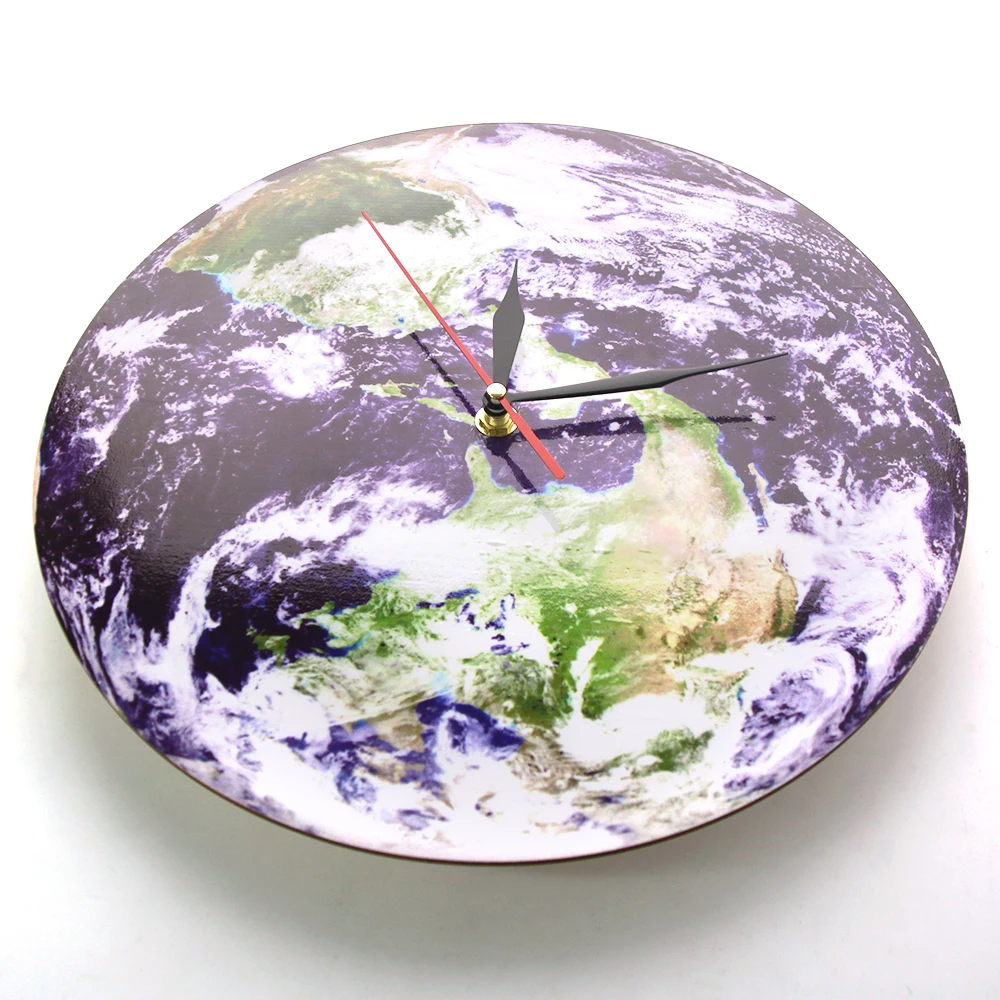 Настенные часы Earth Day View современный дизайн настенные Planet небесные космические 3D