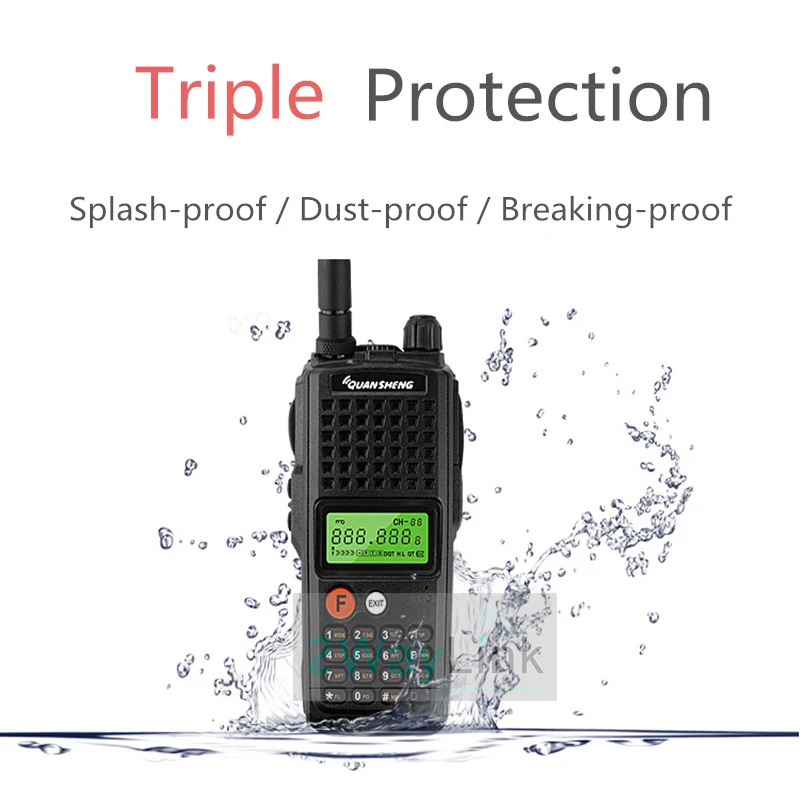 10 Вт QuanSheng TG K10AT иди и болтай Walkie Talkie “иди км ТГ радио comunicador UHF400 470MHz дополнительный