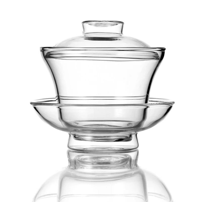 Китайский чайный набор Gaiwan плотный термостойкий стеклянный кунг фу Tureen