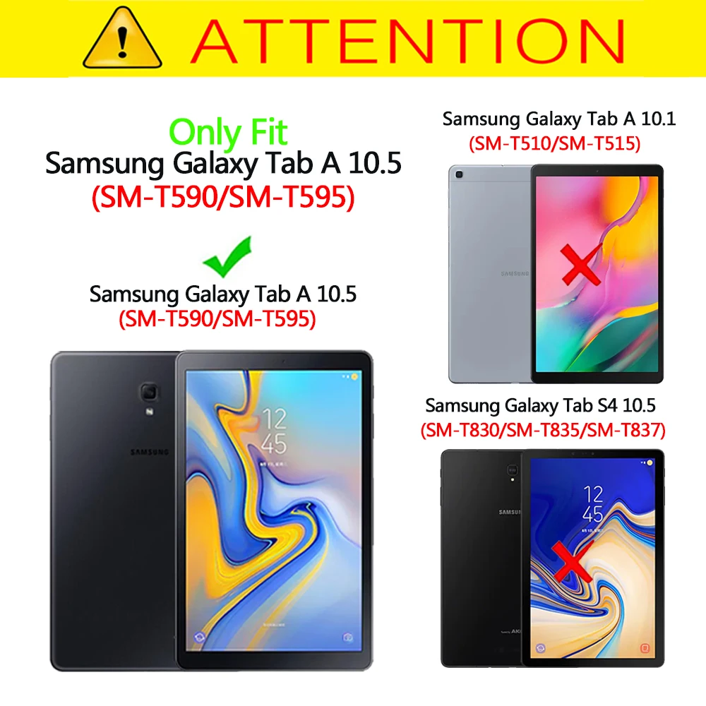 Чехол для samsung Galaxy Tab A 10,5 SM-T590/T595/T597 планшет из искусственной кожи чехол-подставка для samsung Galaxy Tab A 10,5 чехол для планшета