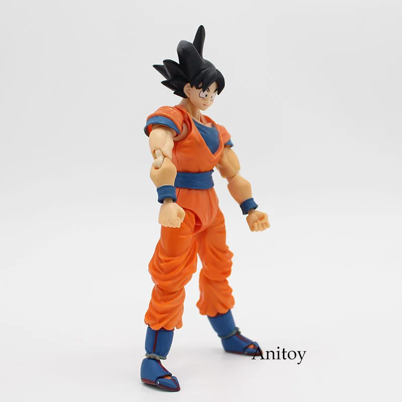Сон Гоку Драконий шар SHF Dragon Ball Z resuration F Son Gokou ПВХ Фигурки Коллекционная модель игрушки 16 см
