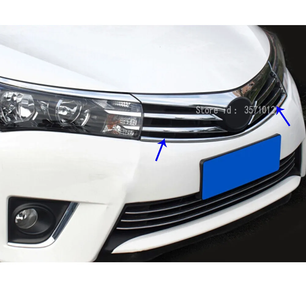 Обнаружитель крышки для кузова Toyota Corolla Altis 2014 2015 2016 хромированная отделка из