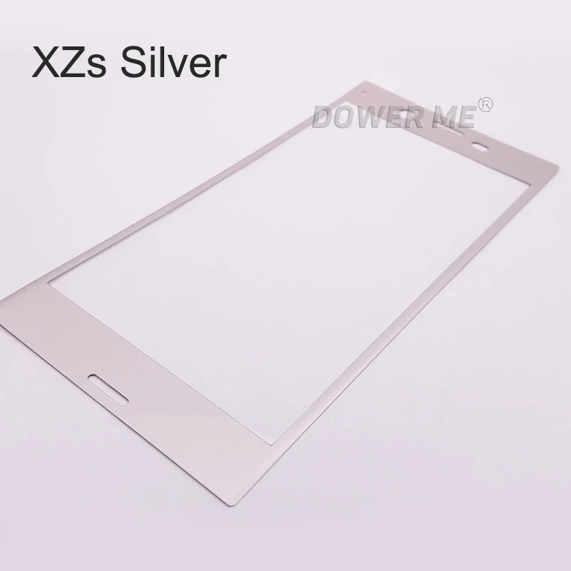 For XZs Silve Dower Me 3D изогнутый мягкий край Полный клееный закаленное стеклянный дисплей Защитная пленка для sony Xperia XZ F8332 F8331 XZs G8231/32 - Цвет: For XZs Silve