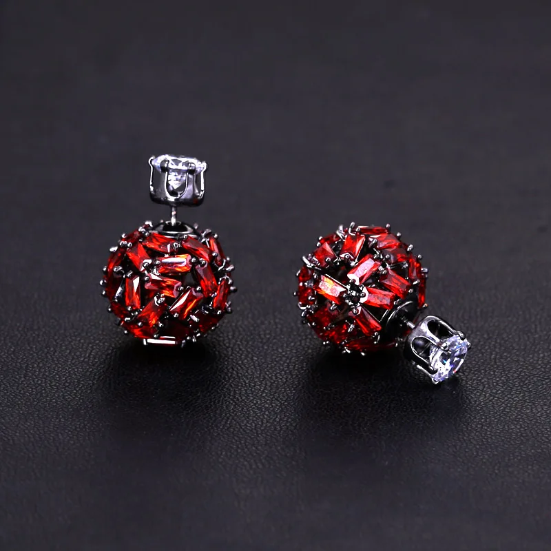 Роскошные модные женские серьги-гвоздики Джейн Келли топ с кубиками циркона