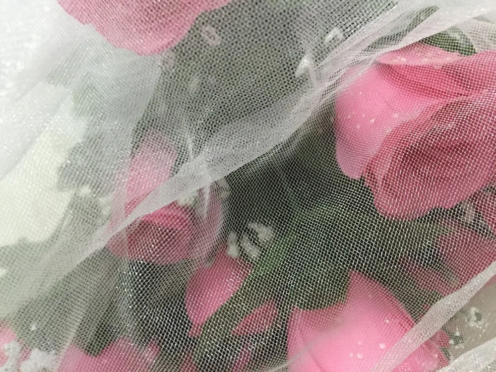 Новая блестящая Мягкая сетчатая Тюлевая ткань шириной 170 см цвета слоновой кости