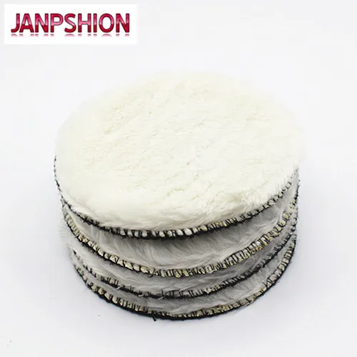 JANPSHION 20 шт. 125 мм Автомобильная полировальная Подушка " дюймовые полированные восковые накладки для полировки шерсти капот Уход за краской автомобиля