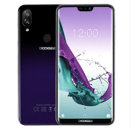 purple DOOGEE N10 Смартфон Android 8,1 Восьмиядерный 3 ГБ ОЗУ 32 Гб ПЗУ 4G LTE мобильный телефон 5,8" FHD 19:9 дисплей 16 МП 3360 мАч мобильный телефон - Цвет: purple