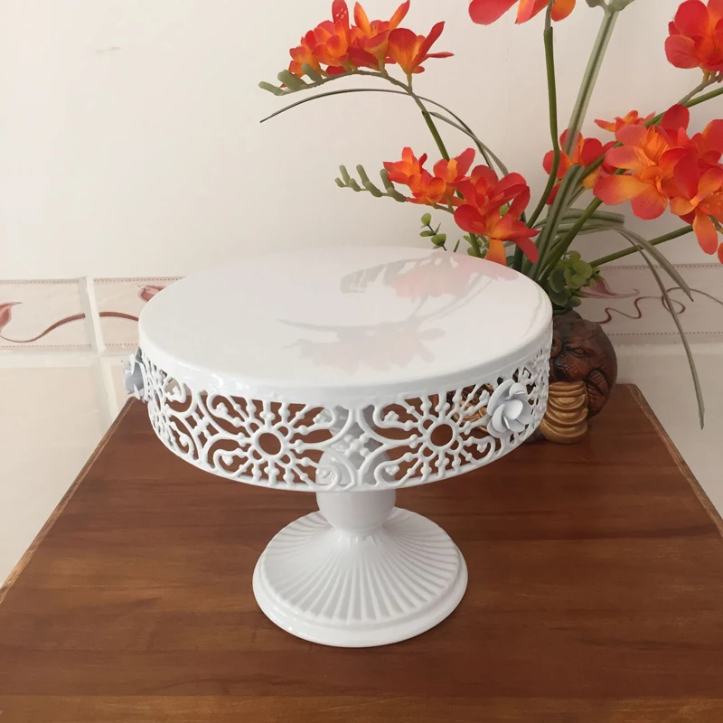 Белая подставка для торта металлическая железная Хрустальная подвеска кекса