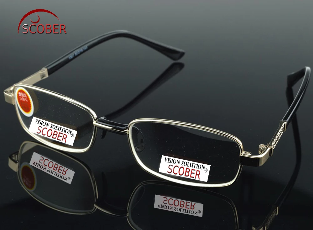 Мужские и женские очки для чтения SCOBER Роскошные линзы из никелевого сплава с