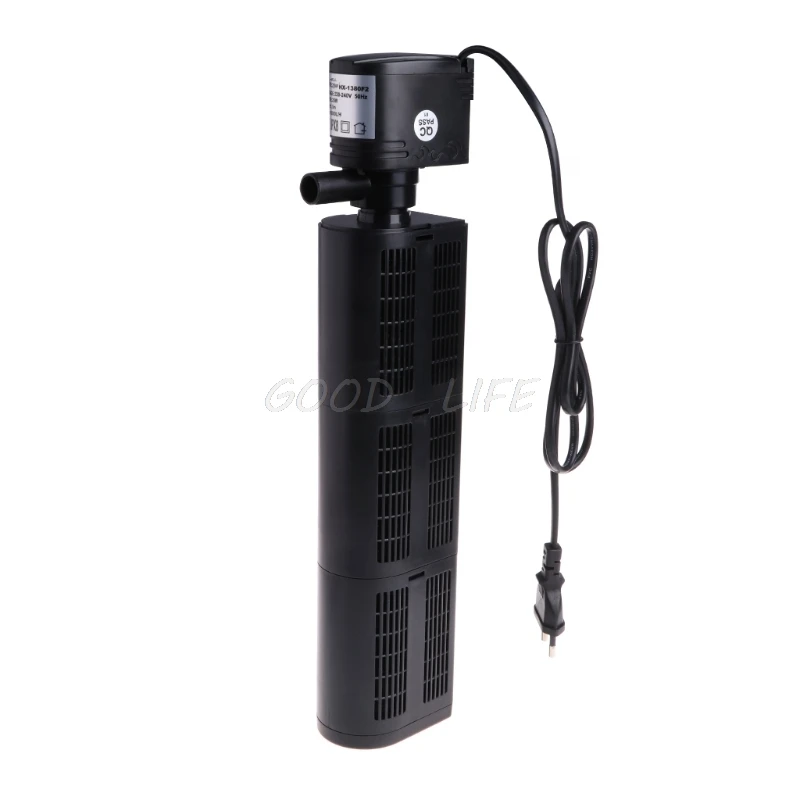 3Filters(25W) Погружной аквариумный водяной насос фильтр внутренний Аквариум Пруд 12/18/25/35 Вт штепсельная вилка европейского стандарта увеличение воздуха Aquario аксессуар - Цвет: 3Filters(25W)