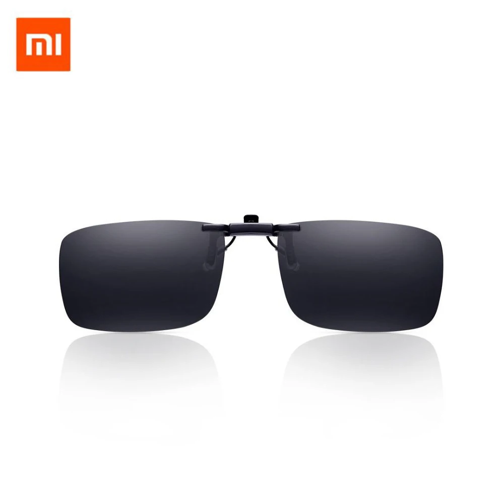 Xiaomi Оригинал TS клип он солнцезащитные очки TAC поляризованные линзы цинк аллюва/UVB