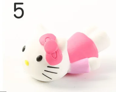 style 14 Новейший кабель аксессуар кабель животные укусы мультфильм USB протектор сердцевины кабеля для iphone 8 7 6 USB кабель защиты рукав защиты - Цвет: style 14