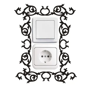 Креативная декоративная настенная наклейка из ротанга 4WS0162