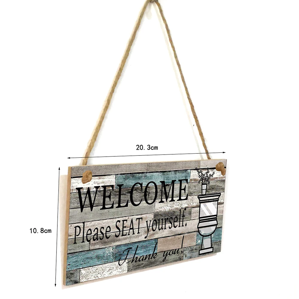 Новинка 2019 креативный туалетный Туалет дверная табличка деревянная дверь