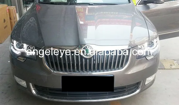 Светодиодный передний светильник s для Skoda Superb 2008 2013 г.|headlights for|ld lightsskoda superb headlight |