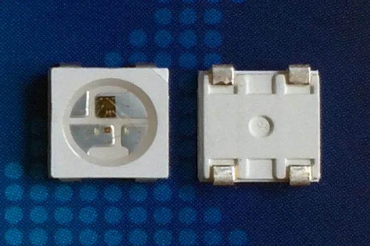 WS2812C светодиодный ОД 5050 SMD RGB светодиод со встроенным WS2811 IC внутри Более низкие