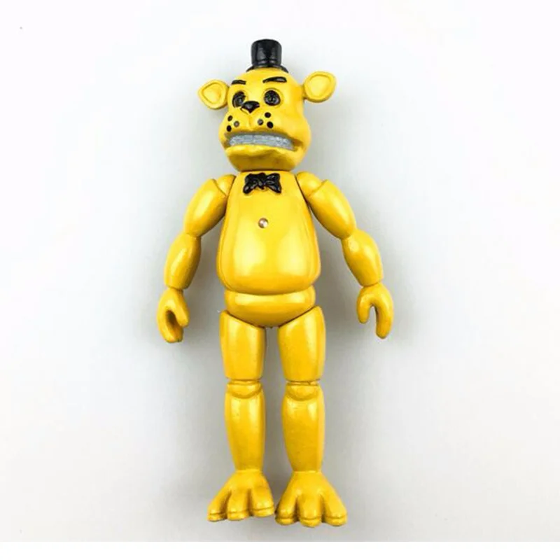 5 шт./компл. FNAF Фредди Аниме фигурки виниловая кукла 14 см ПВХ светодиодный светильник пять ночей у лисица Фредди игрушки Nendoroid