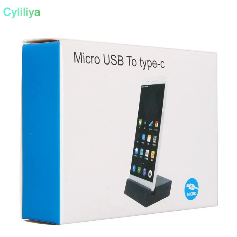 250 шт. портативное зарядное устройство Micro USB типа C для зарядки док станции