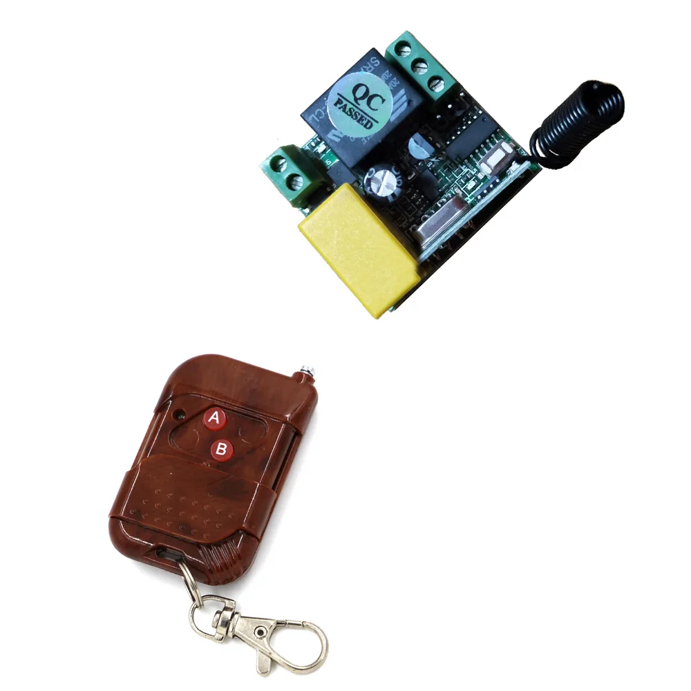 Новый Универсальный Приемник передатчика с двумя кнопками дистанционного