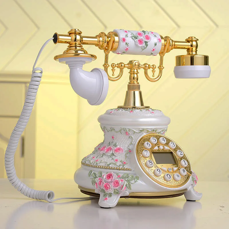 European high-end antique telephone landline fashion creative reuse home office phone | Обустройство дома