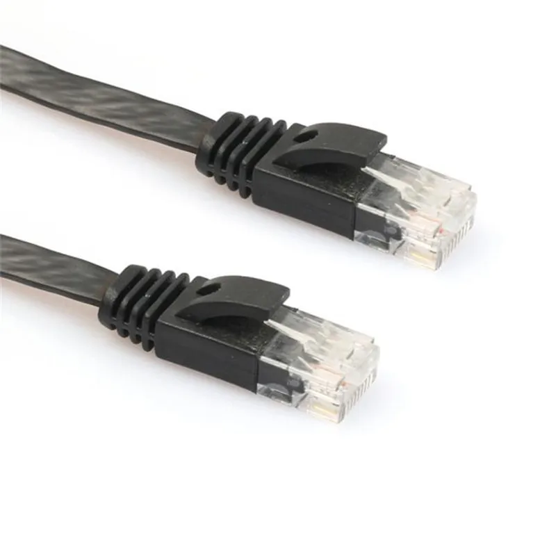 1 м 8 3 5 7 6 10 m плоским Cat6 сети Соединительный Интернет-кабель модем маршрутизатор