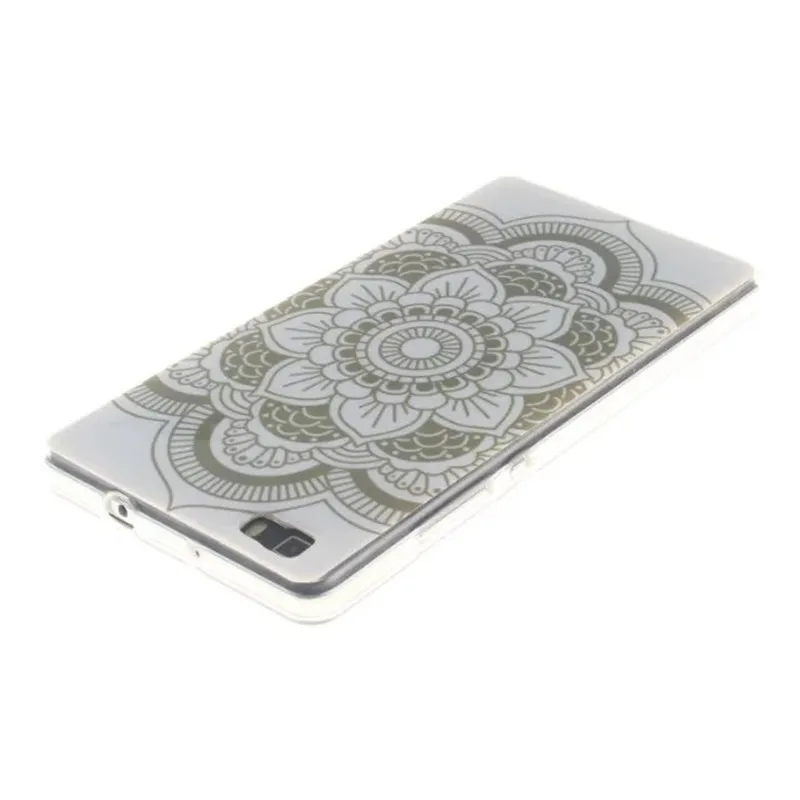 New Arrival Fashion Case For Huawei P8 Lite 5.0inch Ultrathin TPU IMD Slim Gel Soft Cell Phone Back Cover Shell J032 |