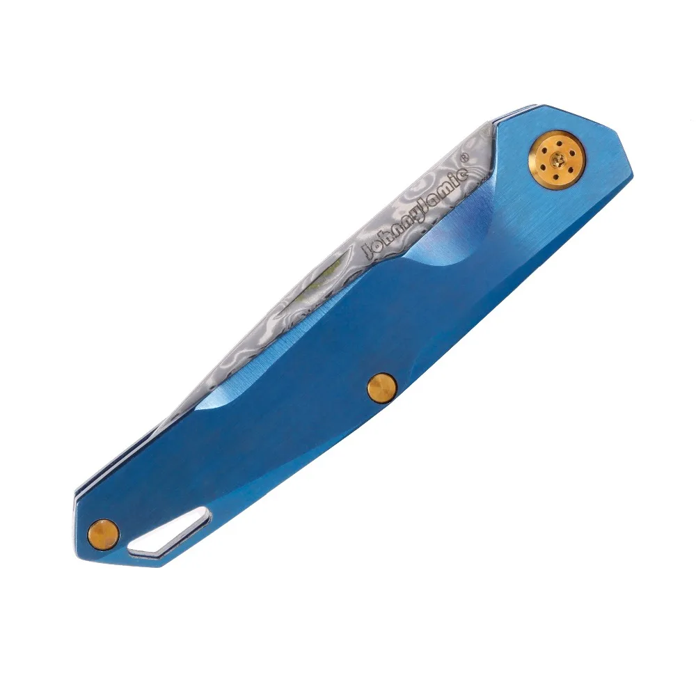 Jonnyjamie Mini UK PEN 2 ножа C94 2,3" 40 г VG10 дамасский складной карманный нож тактический EDC зубчатые ножи
