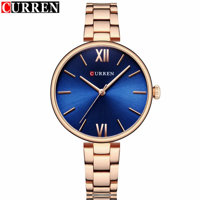 2018 Curren Womens Watches Top Brand Luxury Gold Bracelet Quartz Watch Ladies Dress Fashion Wristwatch Jewelry Relogio Feminino | Наручные