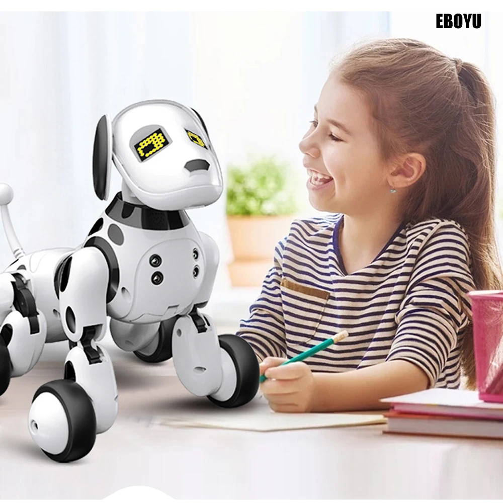 EBOYU 9007A обновленная 2 4G Беспроводная радиоуправляемая электронная умная собака с