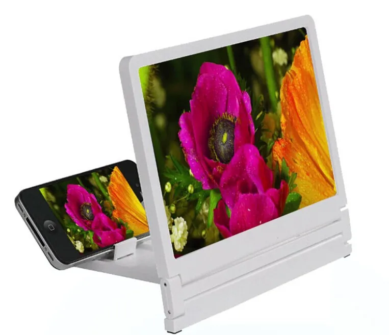 Портативный складной 3X мобильного телефона Экран Лупа объектив HD Expander увеличить