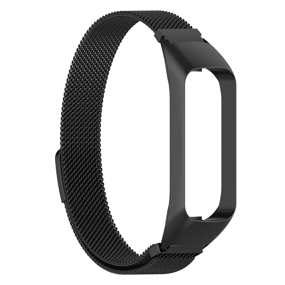 Black Магнитный Миланский ремешок для часов из нержавеющей стали, сменный ремешок для samsung Galaxy Fit-e R375, умный Браслет - Цвет: Black